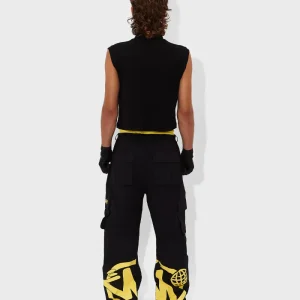Minus Two Graff Noir Cargos(Logo Jaune)