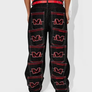 Minus Two Jean Multi Poches Point Rouge