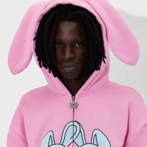 Minus Two Mascotte Lapin Rose Ensemble