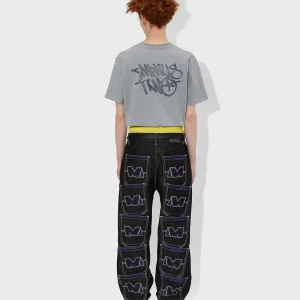 Minus Two Multi-poches Jeans (Point Violet)